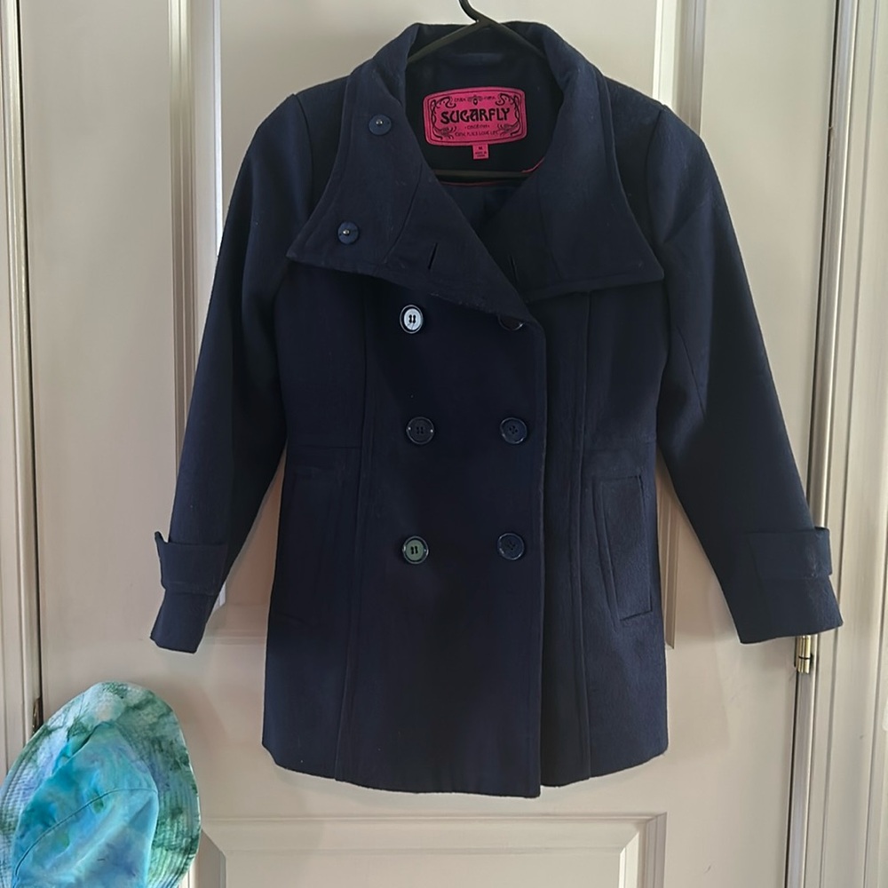 Sugarfly Dark blue Peacoat M NWT